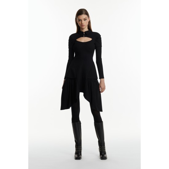 Obsidian Cutout  Dress