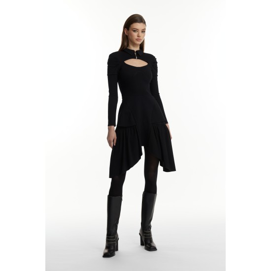 Obsidian Cutout  Dress